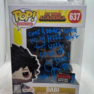 Signed Dabi Funko Pop